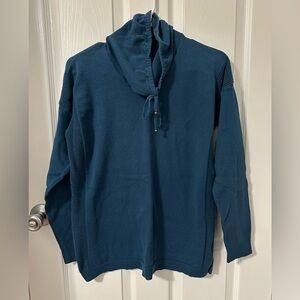 Jones New York women’s Deep Blue Hooded Sweater